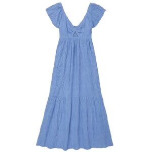 Universal Thread Flutter Cap Sleeve A-Line Midi Dress